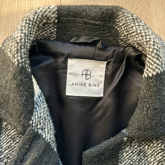 Anine Bing Maeve Buffalo Check Jacket - Picture 4 of 7